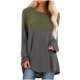 thumbnail image 2 of Puntoco Mujeres Moda Casual Socket Impreso Manga Larga Cuello Redondo tops Puntoco Puntoco-1866, 2 of 5