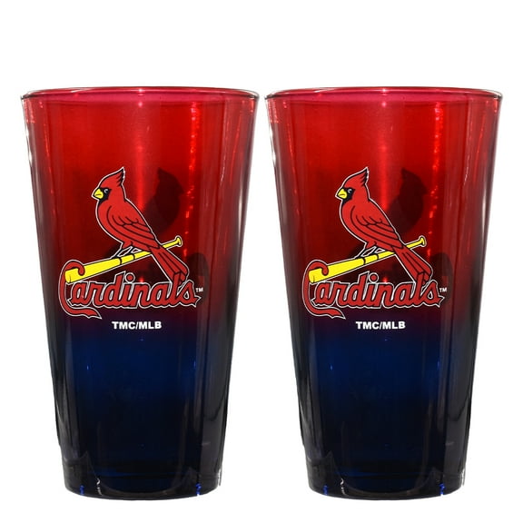 The Memory Company St. Louis Cardinals Two-Pack 16oz. Ombre Pint Glass Set