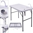 thumbnail image 1 of Folding Portable Fish Table Hunting Cleaning Cutting Camping Sink Faucet, 1 of 9