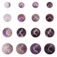 thumbnail image 4 of 36pcs 18 Materals Gemstone Cabochon 8mm Half Round Stone Cabochons Flatback Crystal Quartz Stone for Earring Necklace Jewelry Making, 4 of 8