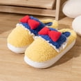 thumbnail image 3 of Zapatillas para niña, bonitas princesas de nieve, cálidas, de felpa, antideslizantes para interiores, 3 of 3