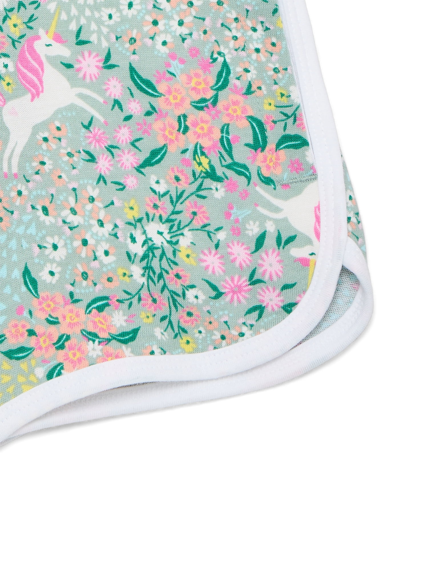 Wonder Nation Girls Dolphin Hem Shorts, Sizes 4-18 & Plus