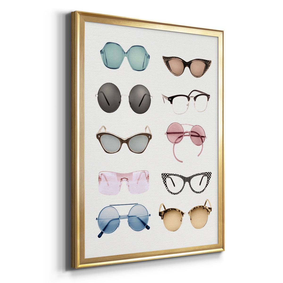Vintage Glasses II Premium Classic Framed Print - Ready to Hang