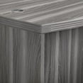 thumbnail image 2 of Mayline Aberdeen Series 72" Bow Front Desk in Gray Steel, 2 of 4