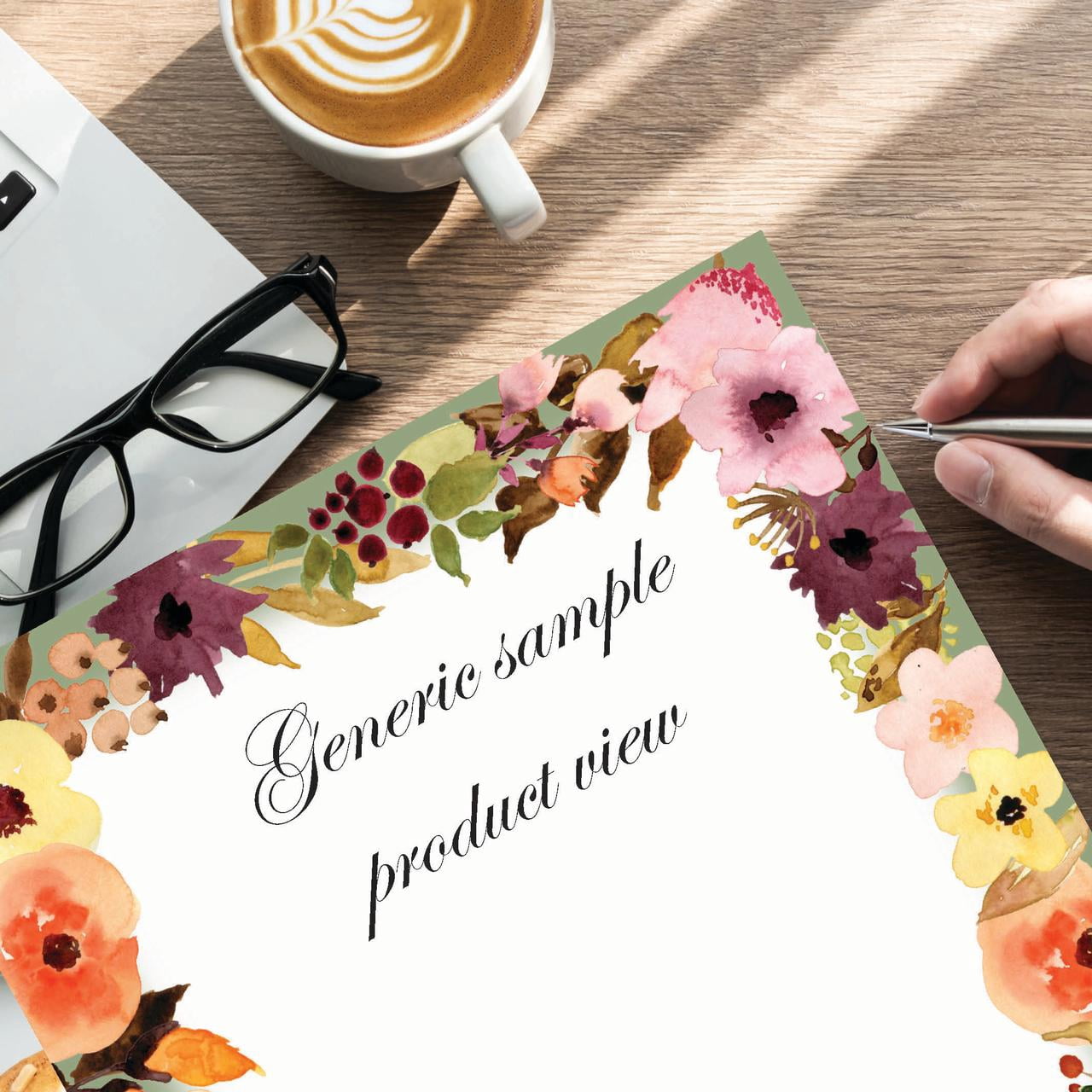 Fall Floral Letterhead Laser & Inkjet Printer Paper