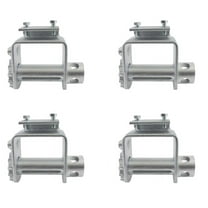 4 Pack Standard Sliding Bolt on Winch - 5,500 lbs WLL Durable Zinc Coated Steel Bolt-On Winch Application upto 4 Inch Wide