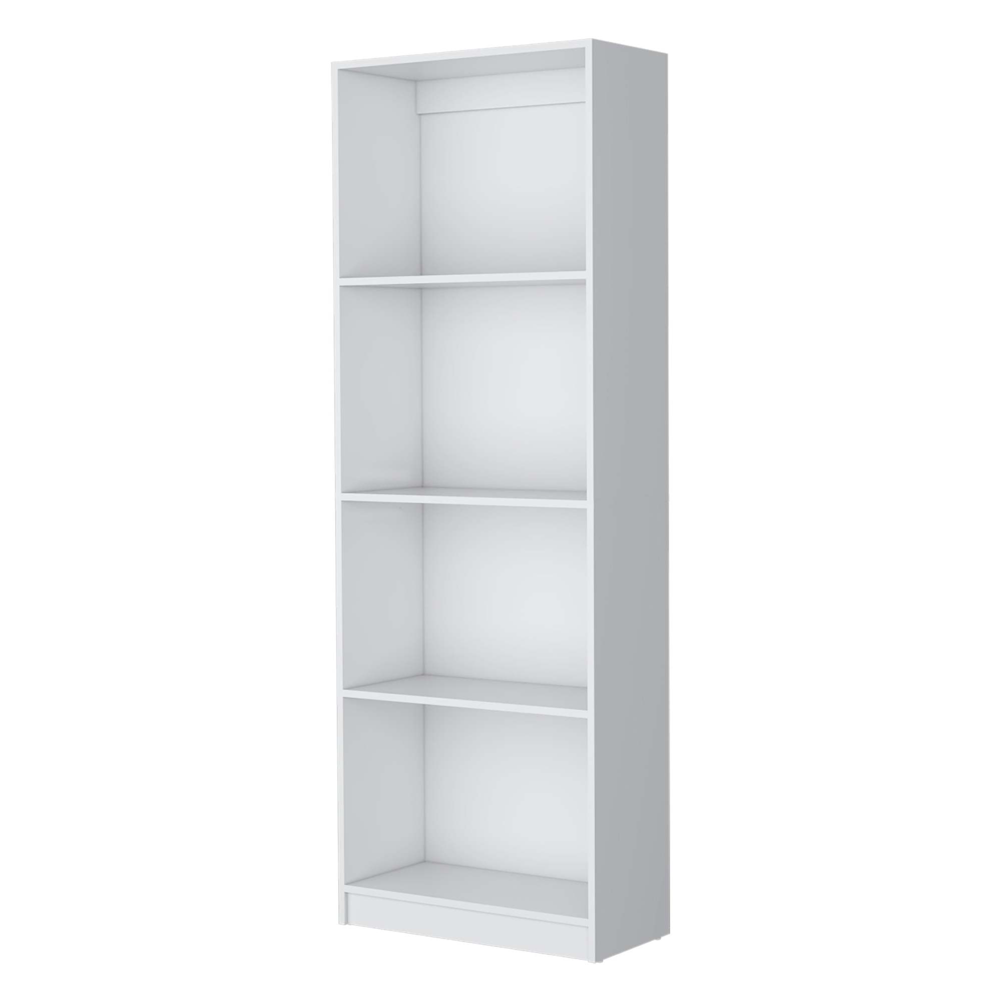 4-Tier Tall Bookcases 71.1" Freestanding Storage Living Shelves Bookcase
