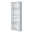 thumbnail image 3 of 4-Tier Tall Bookcases 71.1" Freestanding Storage Living Shelves Bookcase, 3 of 6