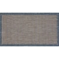 thumbnail image 4 of Well Woven Medusa Odin Solid Striped Blue 2'3" x 3'11" Indoor/Outdoor Flat-Weave Area Rug, 4 of 7