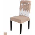 thumbnail image 6 of Chair Covers for Dining Room Set of 4,Christmas Tree Santa Claus Stretch Seat Protector Removable Washable Chairs Slipcovers for Kitchen Banquet Wedding Hotel,Reindeer Red Black Plaid, 6 of 6