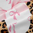 thumbnail image 5 of Erosebridal Chic Leopard Pattern Black Out Curtains,Brown Alphabet D Curtains Pack of 2 (42x63 Each) For Bowknot Girls, 5 of 7
