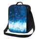 thumbnail image 1 of Disketp Blue Glitter Sparkles Bolsa Térmica Estampada para Almuerzo, Lonchera para Hombres y Mujeres Adultos, 1 of 7