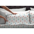 thumbnail image 3 of Pointehaven Superior Weight 175 GSM 100% Cotton Owl Printed Flannel Deep Pocket 4 pc Sheet Set, California King, 3 of 6
