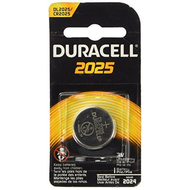2 Pack Duracell 2025 Battery, 3 Volt Lithium