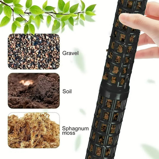 Sktrjpolfis Moss Pole Climbing Plant Stake, Modular Vertical Support for Monstera & Ivy
