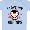 thumbnail image 4 of Inktastic I Love My Gramps with Cute Penguin and Hearts Girls Baby Bodysuit, 4 of 5