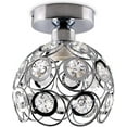 thumbnail image 1 of Chic Semi Flush Mount Light, Sparkly Crystal Decoration with Solid Aluminum Materials for Your Dream Home, 1 of 5