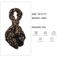 thumbnail image 3 of Fashion Leopard Pattern Lightweight Chiffon Silk Women Scarf, 3 of 5