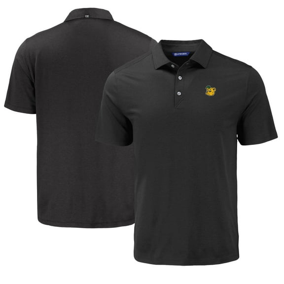 Men's Cutter & Buck Black Baylor Bears Coastline Epic Comfort Eco Recycled Polo