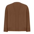 thumbnail image 4 of Elegant Lightweight Crochet Knit Cardigan with 3/4 Sleeve and Lace Detailing for Women's Casual Wear Women Casual Dress Sweater Long Sleeve Hoodie Womens Long Hooded Sweatshirt, 4 of 5