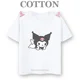 thumbnail image 3 of Camiseta de algodón Kuromi Kawaii Manga Anime japonés Niños Camiseta de verano Ropa para niños Tops Niños Niñas Camiseta Bebé Linda, 3 of 5