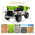 thumbnail image 4 of 12V 4WD Kids Ride-On Dump Truck - Battery Powered Construction Vehicle - Electric Dump Bed & Remote Control - Shovel & Music Player - Interactive Features, 4 of 8