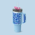 thumbnail image 2 of Ottle 40 Oz Insulated Tumbler with Handle & Straw Lid, Leakproof & BPA-Free Travel Mug - Leopard Bloom, 2 of 5