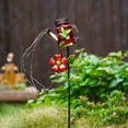 thumbnail image 1 of Xihbxyly Lámpara Solar de Jardín con Forma de Tetera, Lámpara de Proyección Hueca de Hierro para Exteriores, Regadera de Ducha Única, Luz Decorativa Solar, Decoración para Patios y Terrazas, Fiestas, 1 of 1