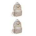 thumbnail image 4 of relayinert Fabric Shoulder Bag Reliable Partner For Everyday Adventures Multi-functional beige 32*12*42cm 2Set, 4 of 6
