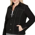 thumbnail image 4 of Alfred Dunner Womens Petite Print Lining Faux Suede Jacket, 4 of 4
