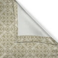 thumbnail image 6 of Ambesonne Nostalgic Valance & Curtain, Baroque Floral Motif, 55"x36", Ecru Beige, 6 of 6