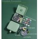 thumbnail image 2 of Kit de costura portátil, accesorios completos, hermoso diseño, práctico kit de costura para el hogar, viajes y emergencias, adecuado para niños y principiantes (verde) JM, 2 of 5