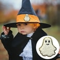 thumbnail image 2 of Halloween Iron on Patches Ghost Pumpkin Paws Sew on Embroidered Applique Patches Fall Decorative Repair Patch Halloween DIY Crafts Accessories for Clothing Jacket Backpack, 2 of 5