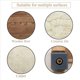 thumbnail image 3 of Deslizadores de Muebles de 80 Piezas para Alfombras Deslizadores de Muebles de PTFE Deslizadores de Muebles Cuadrados Atornillados 25Mm con Tornillos, 3 of 5