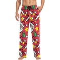 thumbnail image 3 of GZHJMY Christmas Santa Pajama Pants for Men, Lounge Pants Lightweight Men Pajama Bottoms with Drawstring Pockets, Christmas New Year Birthday Gifts, X-Large, 3 of 6