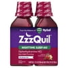 Vicks ZzzQuil Nighttime Sleep Aid, Vanilla Cherry Liquid, 12 oz, 2 Ct | 2 Packs