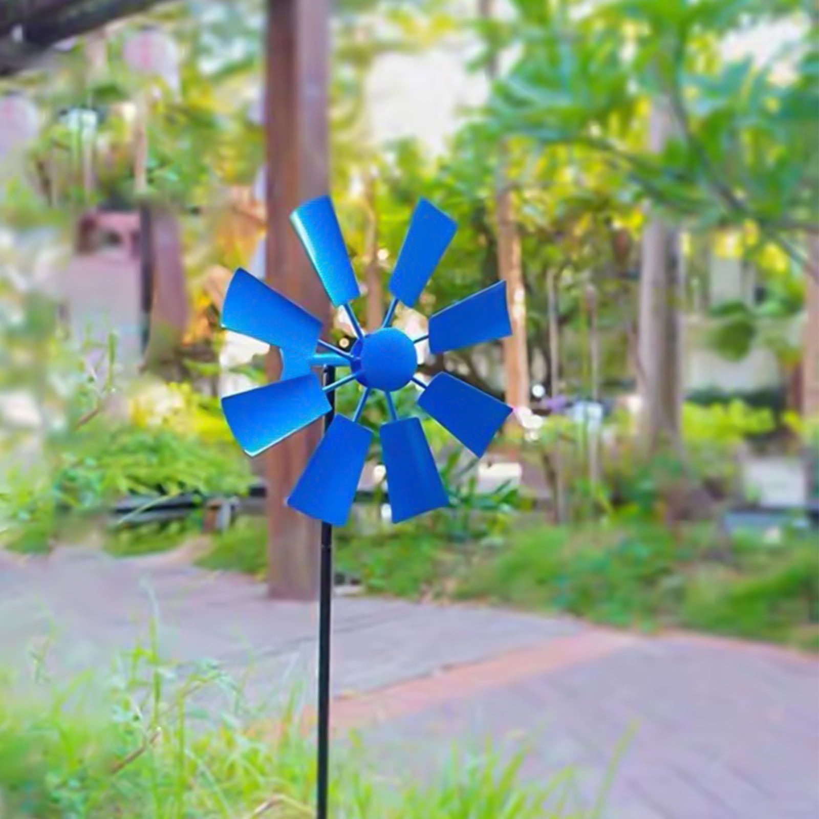 ESSSUT Clearance！Wind SpinneR, Outdoor Metal Stake Yard Spinners