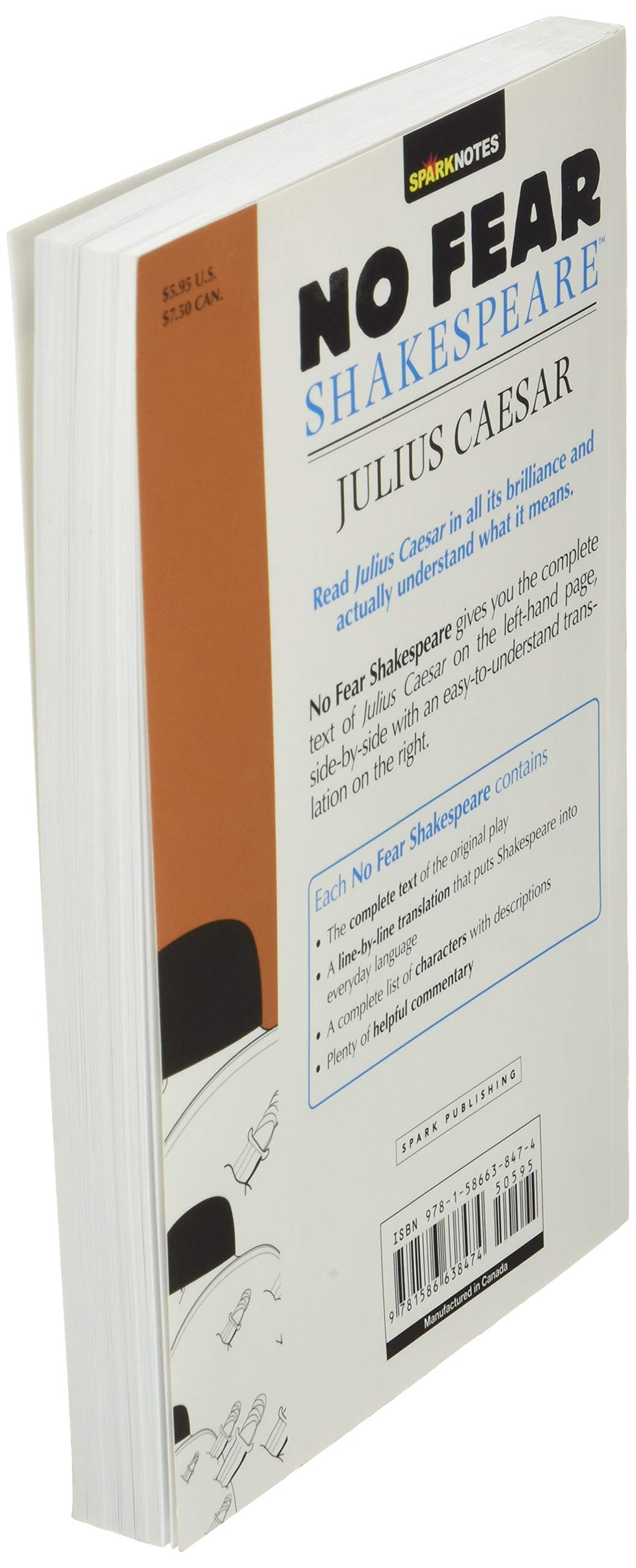 Julius Caesar (No Fear Shakespeare) Side-by-Side Plain English By SparkNotes