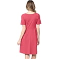 thumbnail image 4 of SURJDE Robe de Maternité Formelle pour Femme avec Plis à l'Avant et à l'Arrière, 4 of 6