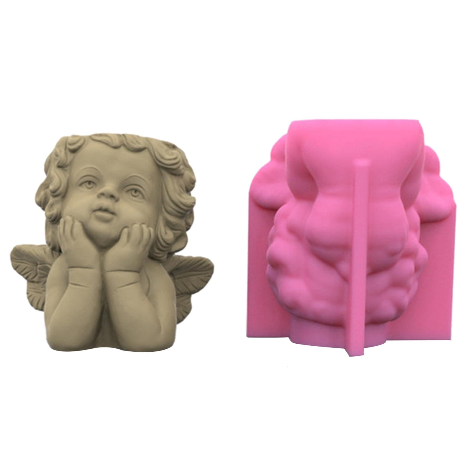 Necvior Succulents Flower Pot Resin Silicone Mold Suitable for Diy Garden Flower Pot