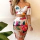 thumbnail image 2 of Moda mujer verano chaleco Camis falda traje conjunto manga corta vendaje Sexy conjuntos Wmkox8yi  bvn3292, 2 of 8