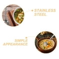 thumbnail image 5 of MRLESS 2-Pack Stainless Steel Slotted Serving Spoons for Straining and Serving, Multi-Use Perforated Spoons Ideal for Restaurants, 5 of 9
