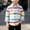 Multicolor, variant on Abtuhar Fall Turndown Collar Colorful Striped Long Sleeve Shirts for Boys and Girls Pocket Detail Fashion Casual Tops for 6 Months-5 Years