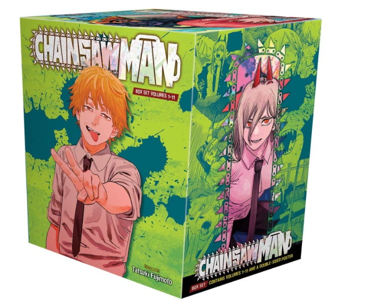 Chainsaw Man Box Set: Includes volumes 1-11 by Tatsuki Fujimoto, Paperback