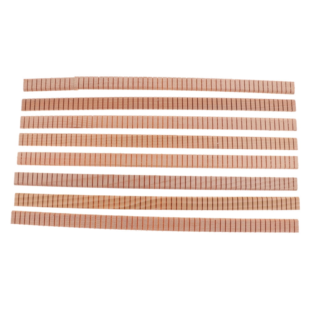 LeeQinersw 24 Pieces of Spruce Guitar Binding Purfling Guitar Edge Band