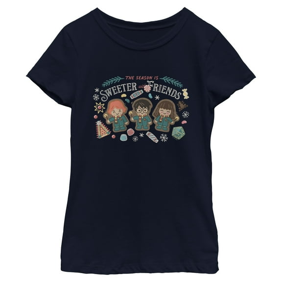Girls Harry Potter Sweeter With Friends T Shirt