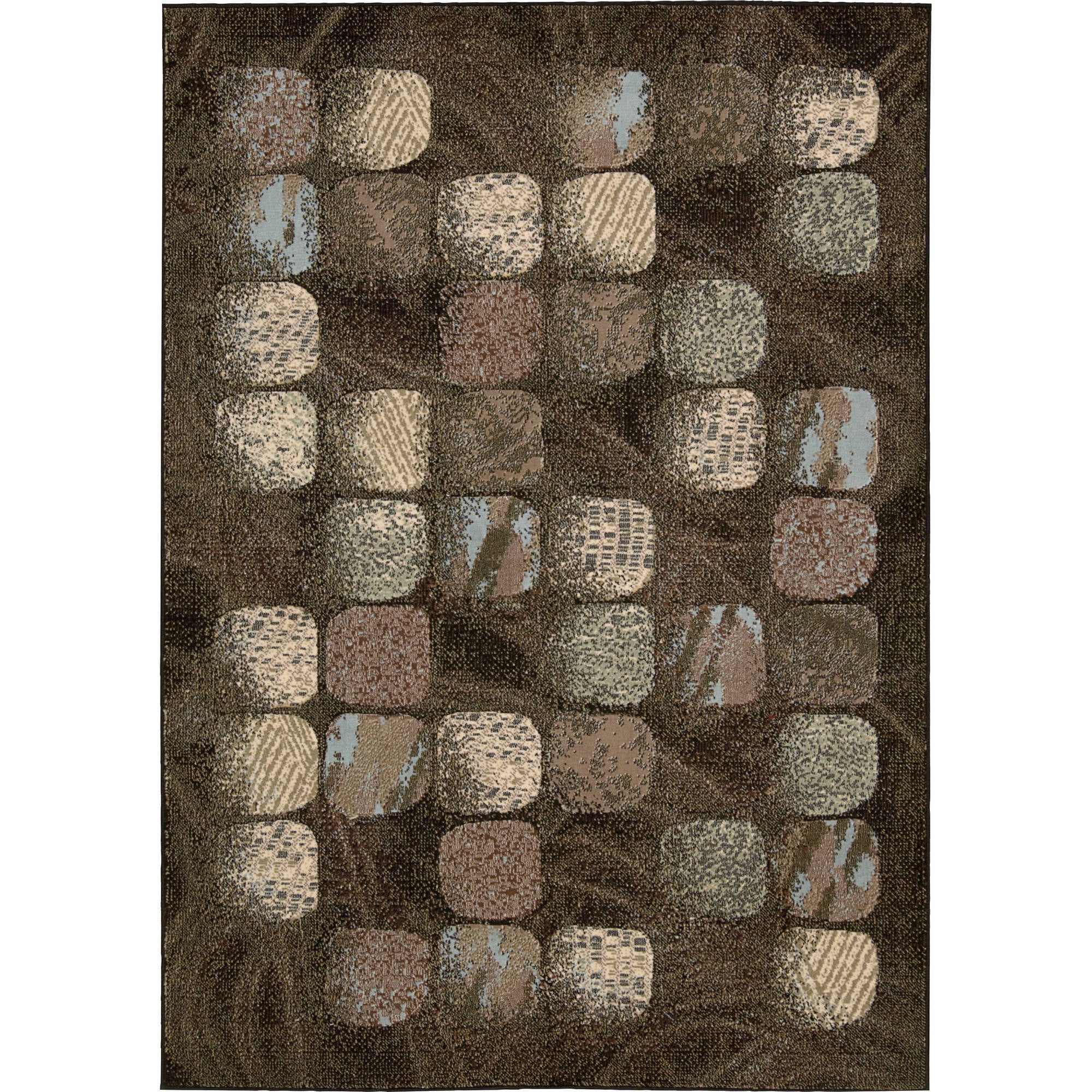 Nourison Modesto Stone Crisp Geometric Area Rug