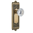 thumbnail image 6 of Grandeur Winfon_Psg_234 Windsor Solid Brass Rose Passage Door Knob Set - Brass, 6 of 7