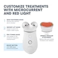 thumbnail image 3 of Dispositivo facial NuFace TRINITY+ para terapia de luz roja LED, 3 of 8