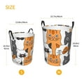 thumbnail image 5 of Daiia funny Cats Laundry Hamper With Handles Large Storage Basket/Toy Organizer/Dirty Clothes Collapsible Waterproof For College Dorms, Bedroom,Bathroom, 5 of 8